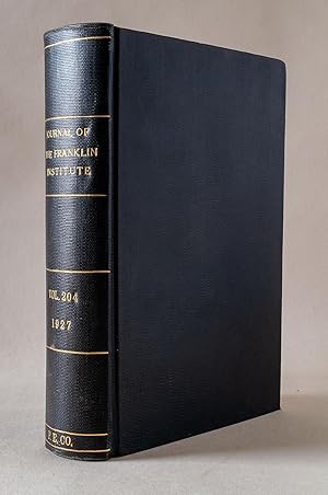 Journal of The Franklin Institute devoted to Science and the Mechanic Arts Vol. 204 Nos. 1219-122...
