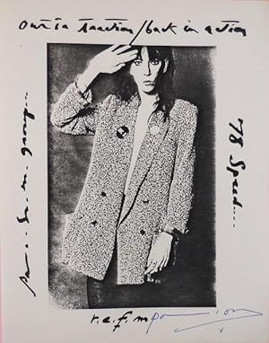 Signed Flyer (Patti Smith as r.e.f.m.)