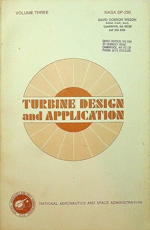 Turbine Design and Application NASA SP-290 Volume THREE