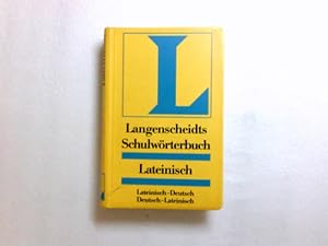 Seller image for Langenscheidts Schulwrterbuch Lateinisch. Lateinisch- Deutsch / Deutsch- Lateinisch for sale by Antiquariat Buchhandel Daniel Viertel