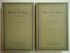 Seller image for THE MIRROR OF MUSIC 1844-1944. A Century of Musical Life in Britain as Reflected in the Pages of the Musical Times. (2 volumes) for sale by GfB, the Colchester Bookshop
