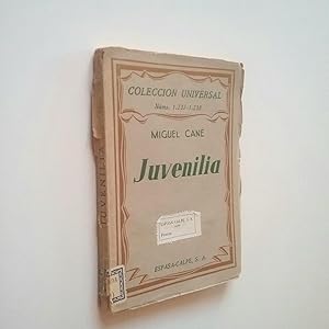 Imagen del vendedor de Juvenilia a la venta por MAUTALOS LIBRERA