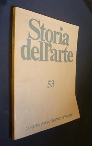 Bild des Verkufers fr Storia dell'arte (n53) zum Verkauf von Abraxas-libris