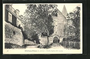 Carte postale Chateau-Vieux, Vieille Église (XIe siècle)