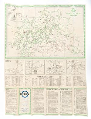 Bus Map. / Country Area. No. 1.