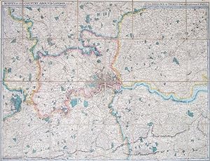 Seller image for Survey of the Country Around London, to the Distance of Thirty-Two Miles from St. Paul's. for sale by Robert Frew Ltd. ABA ILAB