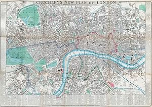 Cruchley's New Plan of London Shewing All The New And Intended Improvements To The Present Time.n...