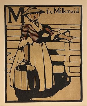 Seller image for M for Milkmaid. From "An Alphabet". for sale by Robert Frew Ltd. ABA ILAB