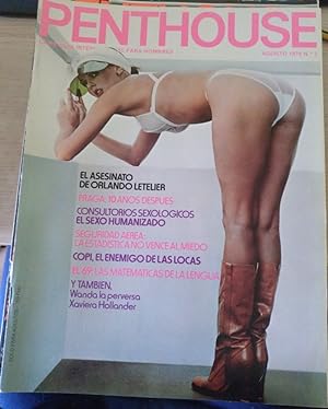 PENTHOUSE LA REVISTA INTERNACIONAL PARA HOMBRES. AGOSTO 1978 Nº 5.