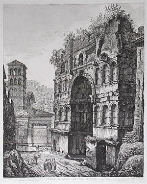 Bild des Verkufers fr Veduta di fianco dell'Arco di Giano. zum Verkauf von Robert Frew Ltd. ABA ILAB