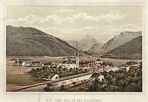 Seller image for Gesamtansicht, "Het Dorp Zell in het Zillerthal.". for sale by Antiquariat Clemens Paulusch GmbH