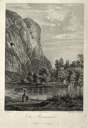 Seller image for Blick auf die Martinswand. for sale by Antiquariat Clemens Paulusch GmbH