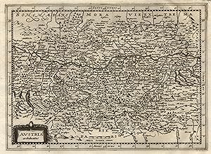 Bild des Verkufers fr Kupferstich- Karte, n. Mercator aus Cloppenburg (Ausgabe Janssonius-Waesberge), "Avstria archiducatus". zum Verkauf von Antiquariat Clemens Paulusch GmbH