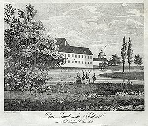 Teilansicht, Schloss, "Das Laudonische Schloss zu Hadersdorf in Oesterreich".