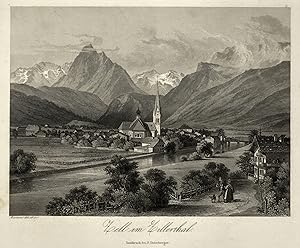 Seller image for Gesamtansicht, "Zell im Zillerthal". for sale by Antiquariat Clemens Paulusch GmbH