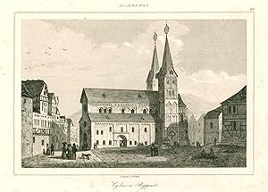 Bild des Verkufers fr Teilansicht, Stiftskirche. zum Verkauf von Antiquariat Clemens Paulusch GmbH