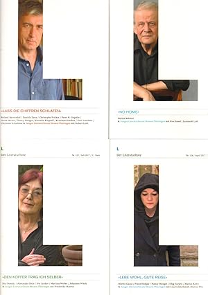 Seller image for Der Literaturbote. (Konvolut von 16 Heften, darunter 5 Doppelhefte, aus der Zeit von 2012-2017). for sale by Antiquariat Neue Kritik