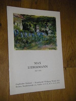 Max Liebermann 1847 - 1935