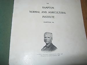 The Hampton Normal And Agricultural Institute Hampton, Va.