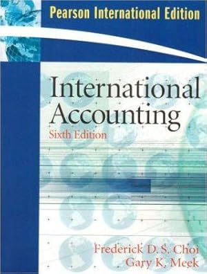 Seller image for International Edition - International Accounting, 6e for sale by READINGON LLC