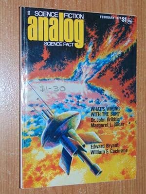 Imagen del vendedor de Analog February 1977. Particle Theory. E-Dep. Crown Of Thorns. Nuclear Run. Portions Of This Program a la venta por Serendipitous Ink