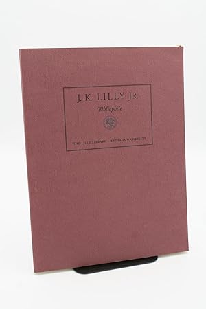 Bild des Verkufers fr J. K. Lilly, Jr., Bibliophile. zum Verkauf von ATGBooks