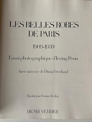 Seller image for Les Belles Robes de Paris - 1909 - 1939 for sale by Librairie Axel Benadi