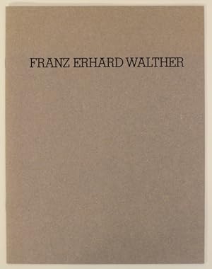 Bild des Verkufers fr Franz Erhard Walther: Works 1963-86 zum Verkauf von Jeff Hirsch Books, ABAA