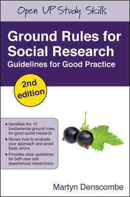 Imagen del vendedor de Ground Rules for Social Research : Guidelines for Good Practice a la venta por GreatBookPrices