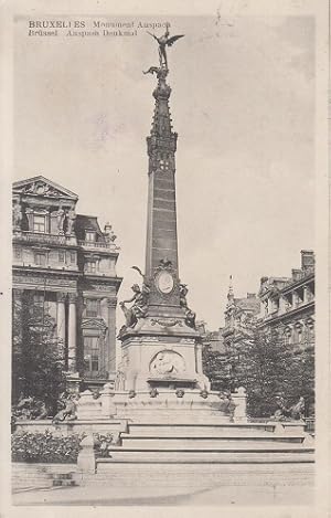 Bruxelles. Monument Auspach. Ansichtskarte. AK. 20.Jh.