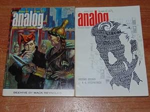 Seller image for Analog December 1965 & January 1966. Beehive (2 parts of 2, 1 in each volume). Mission Red Clash. Warrior. Countercommandant. Second Seeded. Untropy. Kelvin Throop Rudes Again for sale by Serendipitous Ink