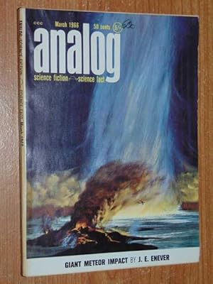 Bild des Verkufers fr Analog March 1966. Bookworm, Run! Operation Malacca. The Ship Who Mourned. 10:01 A.M. Prototaph zum Verkauf von Serendipitous Ink