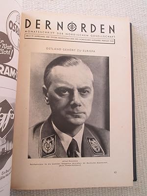 Der Norden : Monatsschrift der Nordischen Gesellschaft : 19. Jahrgang : Januar - Dezember 1942: ...
