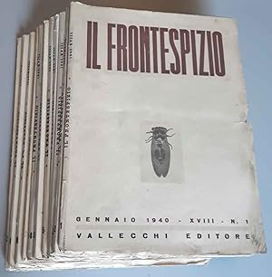 Il Frontespizio. Anno XVIII . Rivista mensile. Comitato direttivo: Piero Bargellini, Giovanni Pap...