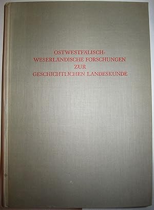 Seller image for Ostwestflisch-Weserlndische Forschungen zur geschichtlichen Landeskunde for sale by Antiquariat Immanuel, Einzelhandel