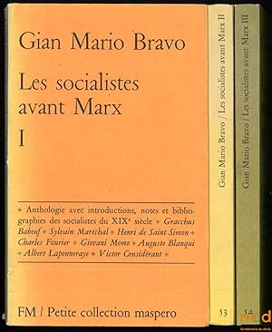 Bild des Verkufers fr LES SOCIALISTES AVANT MARX zum Verkauf von La Memoire du Droit