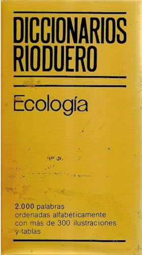 Bild des Verkufers fr Diccionarios Ridruejo: ecologa. Entorno tcnico y biolgico del hombre moderno zum Verkauf von Librera Dilogo