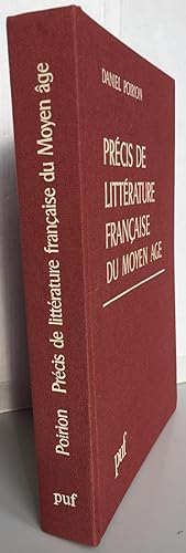 Immagine del venditore per Prcis de littrature franaise du Moyen ge venduto da Librairie Thot