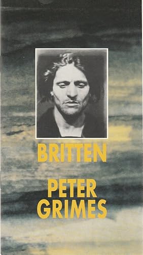 Bild des Verkufers fr Programmheft PETER GRIMES Oper von Benjamin Britten Spielzeit 1993 / 94 zum Verkauf von Programmhefte24 Schauspiel und Musiktheater der letzten 150 Jahre