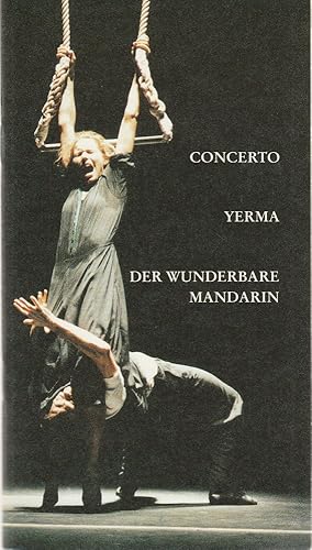 Immagine del venditore per Programmheft CONCERTO / YERMA / DER WUNDERBARE MANDARIN Spielzeit 1992 / 93 venduto da Programmhefte24 Schauspiel und Musiktheater der letzten 150 Jahre