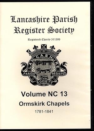 Parish Register Ormskirk Chapels CD-Rom