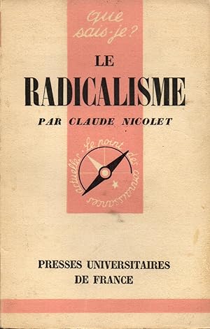 Seller image for le radicalisme for sale by secretdulivre