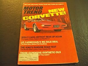 Motor Trend July 1975 New Corvette, Expensive Synthetic OIls