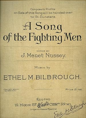Seller image for A Song of the Fighting Men [Vintage Piano Solo Sheet Music] (Music Publisher's Reference Number 2273) for sale by Little Stour Books PBFA Member