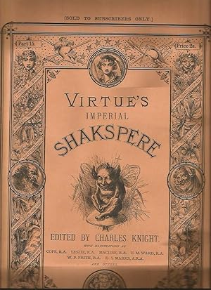 Bild des Verkufers fr Virtue's Imperial SHAKSPERE (Shakespeare) Part 15 zum Verkauf von Peter White Books