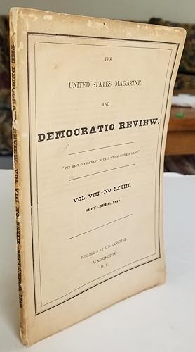 Seller image for The Presidential Contest"' in The United States Magazine and Democratic Review, September, 1840. Vol. VIII. No. XXXIII for sale by Recycled