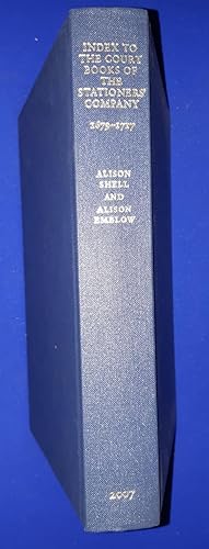 Index to the Court Books of the Stationers' Company, 1679-1717.