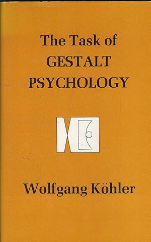 Immagine del venditore per The Task of Gestalt Psychology venduto da Messinissa libri