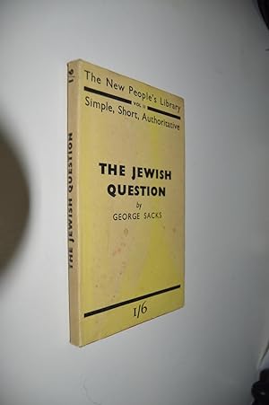 Seller image for The Jewish Question for sale by By The Lake Books