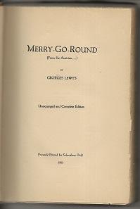 Immagine del venditore per Merry-Go-Round venduto da Alan Newby